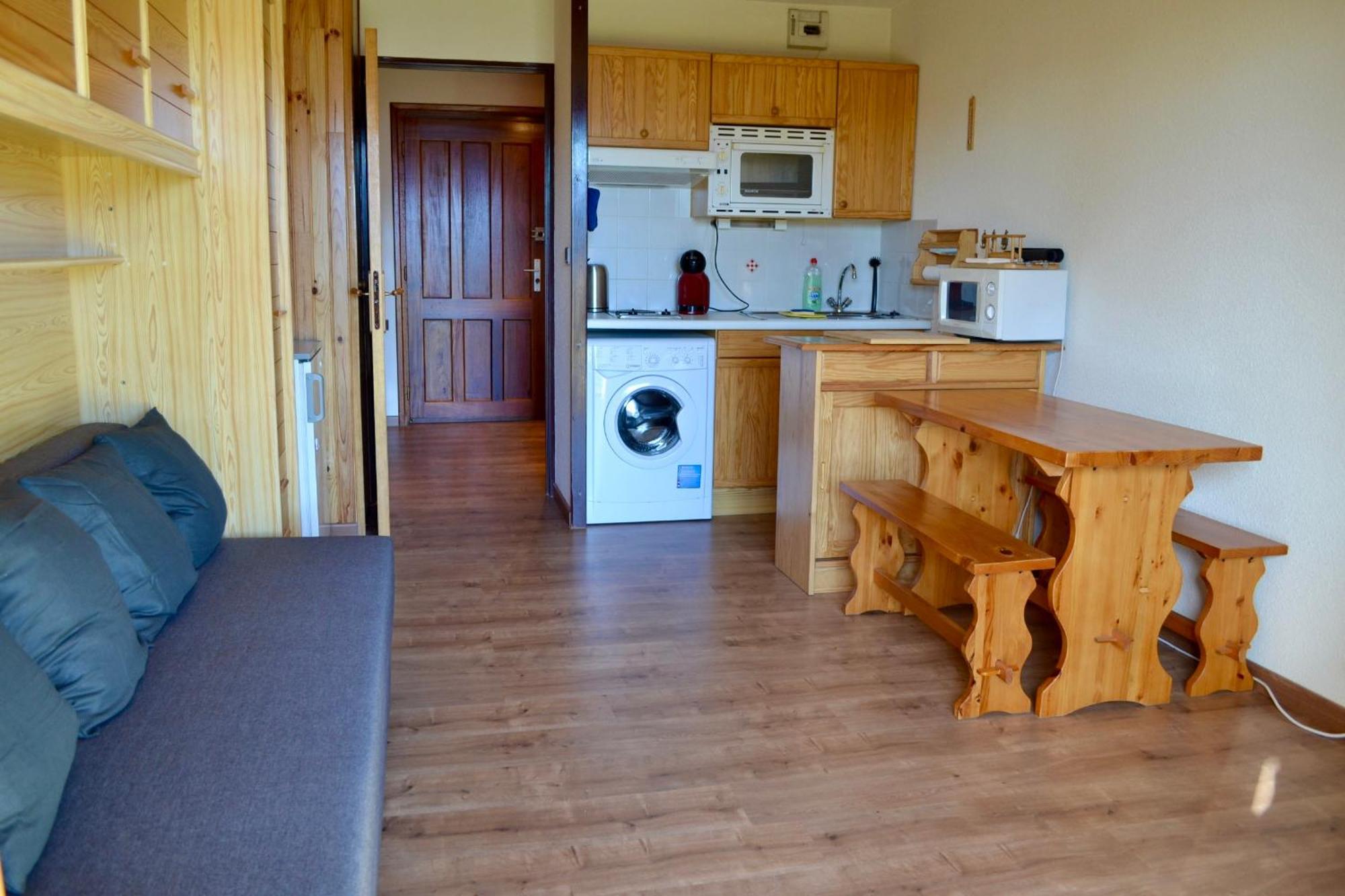 Studio Cabine Chaleureux A Pyrenees 2000 - Wifi Et Parking Prive Bolquere Pyrenees 2000 外观 照片