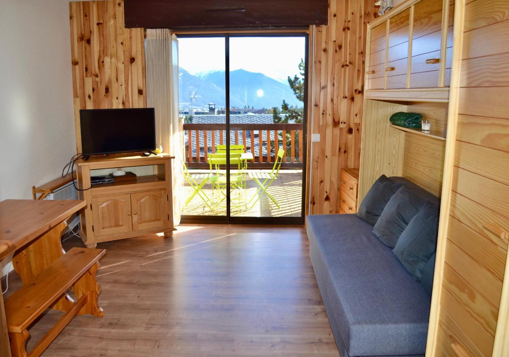 Studio Cabine Chaleureux A Pyrenees 2000 - Wifi Et Parking Prive Bolquere Pyrenees 2000 外观 照片