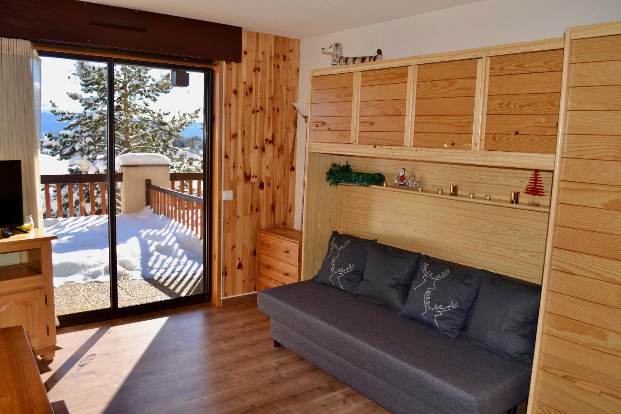 Studio Cabine Chaleureux A Pyrenees 2000 - Wifi Et Parking Prive Bolquere Pyrenees 2000 外观 照片